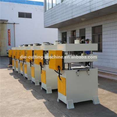 Leather pattern die cutting press machine